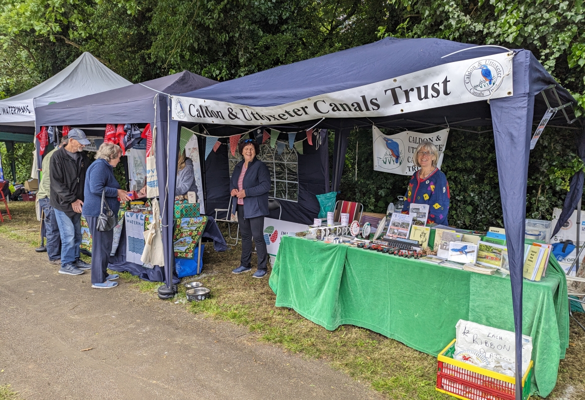 CUCT stall at Etruria Canal Festival